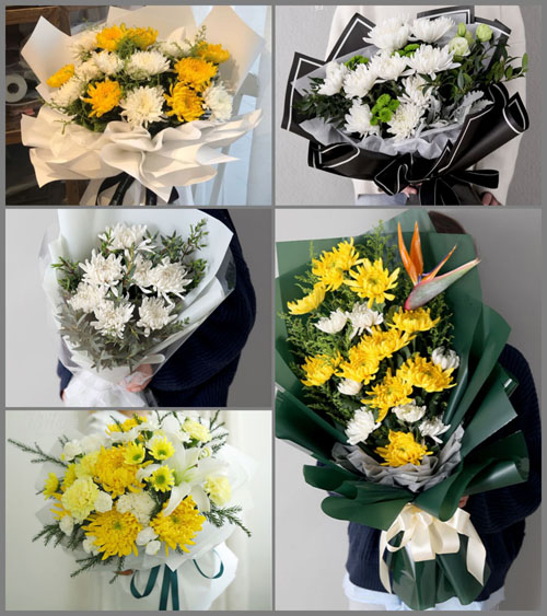 甘肃省庆阳正宁县湫头乡白事花束代送